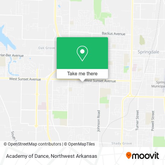 Mapa de Academy of Dance