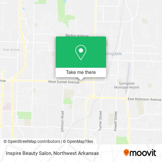 Inspire Beauty Salon map