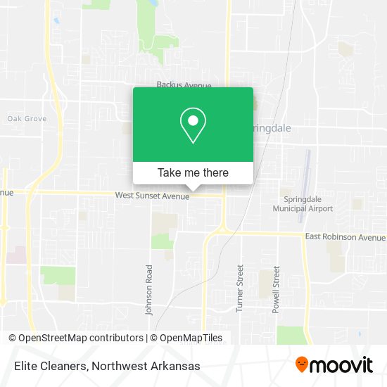 Elite Cleaners map