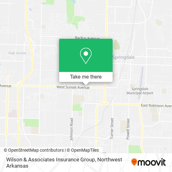 Mapa de Wilson & Associates Insurance Group