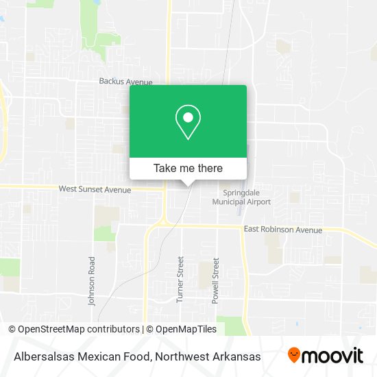 Albersalsas Mexican Food map