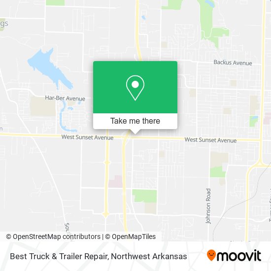Best Truck & Trailer Repair map