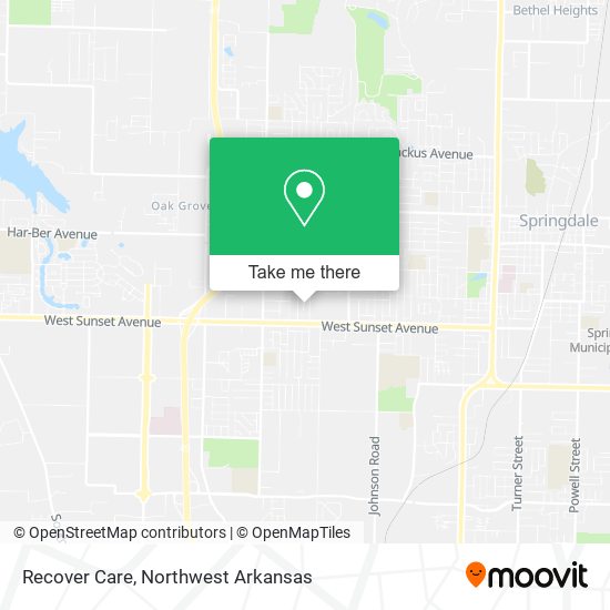 Recover Care map