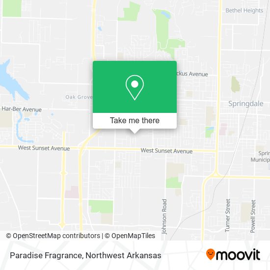 Paradise Fragrance map