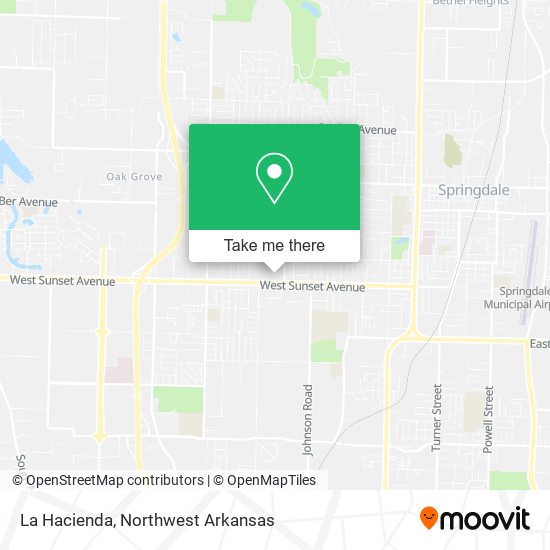 La Hacienda map