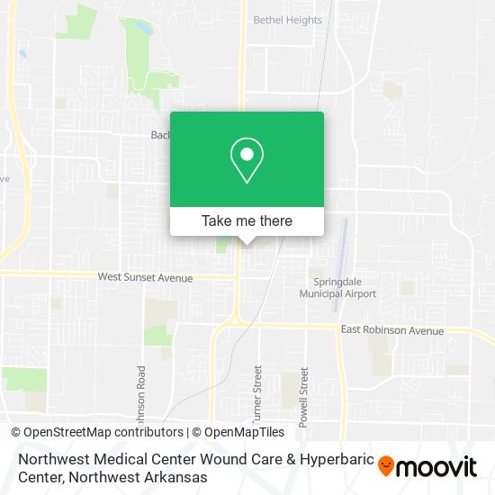Northwest Medical Center Wound Care & Hyperbaric Center map