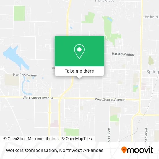 Workers Compensation map