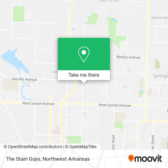 The Stain Guys map