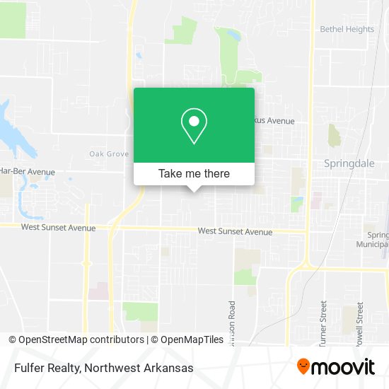 Fulfer Realty map