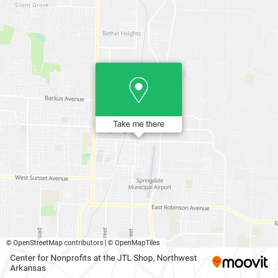 Center for Nonprofits at the JTL Shop map