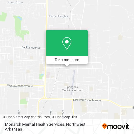 Mapa de Monarch Mental Health Services