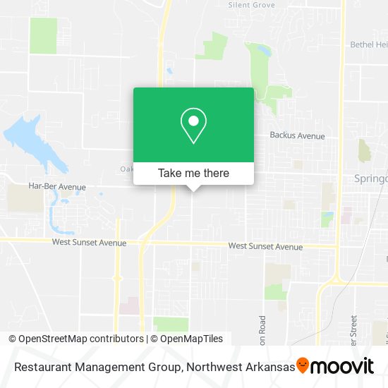 Restaurant Management Group map