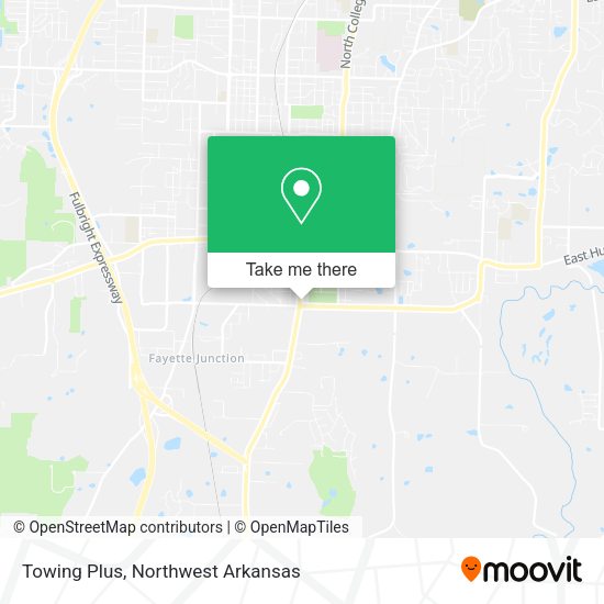 Towing Plus map
