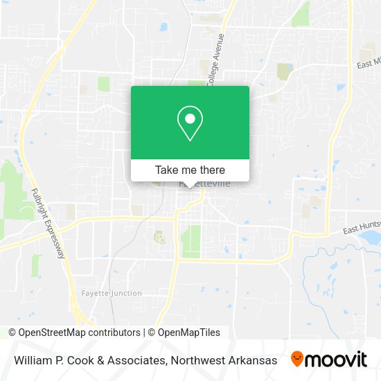 William P. Cook & Associates map