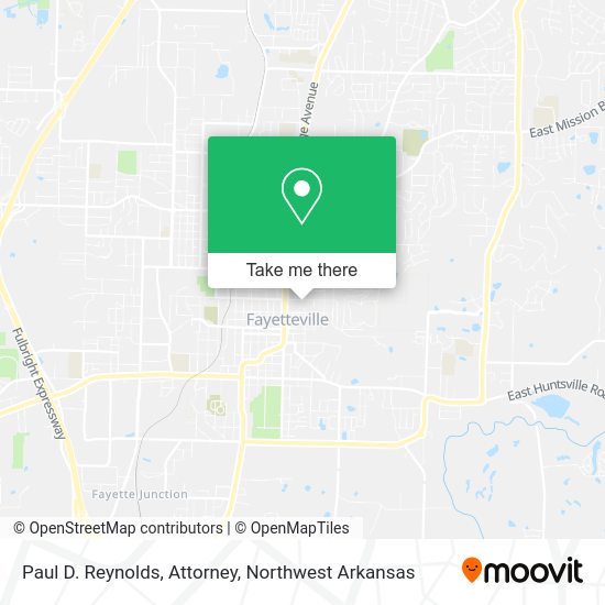 Mapa de Paul D. Reynolds, Attorney