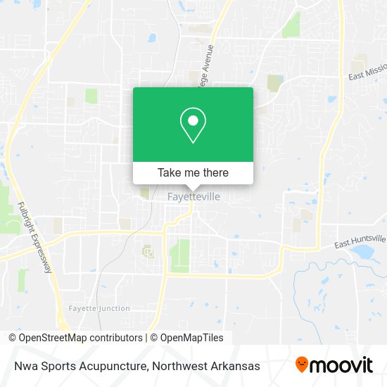 Nwa Sports Acupuncture map