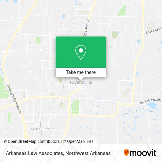 Arkansas Law Associates map