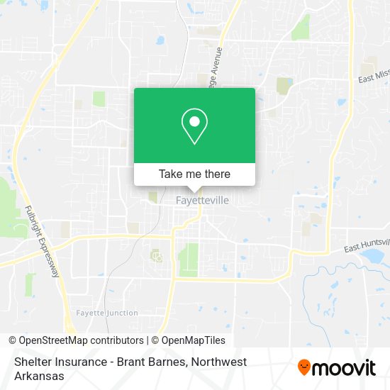 Shelter Insurance - Brant Barnes map