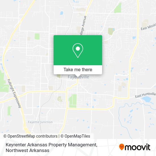 Keyrenter Arkansas Property Management map