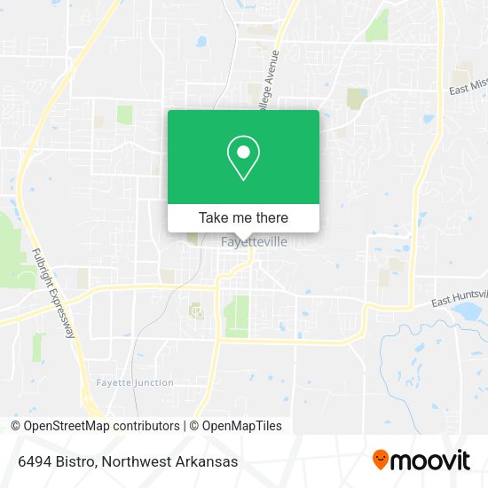 6494 Bistro map