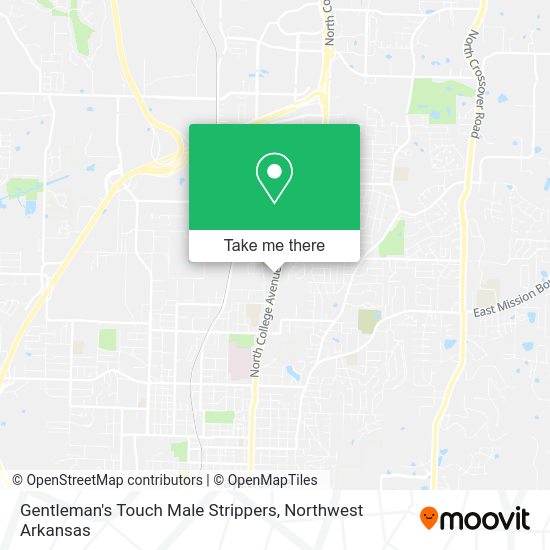Mapa de Gentleman's Touch Male Strippers
