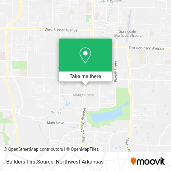 Builders FirstSource map