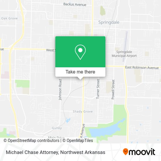Michael Chase Attorney map