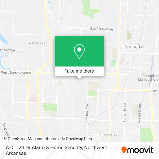 A D T 24 Hr Alarm & Home Security map
