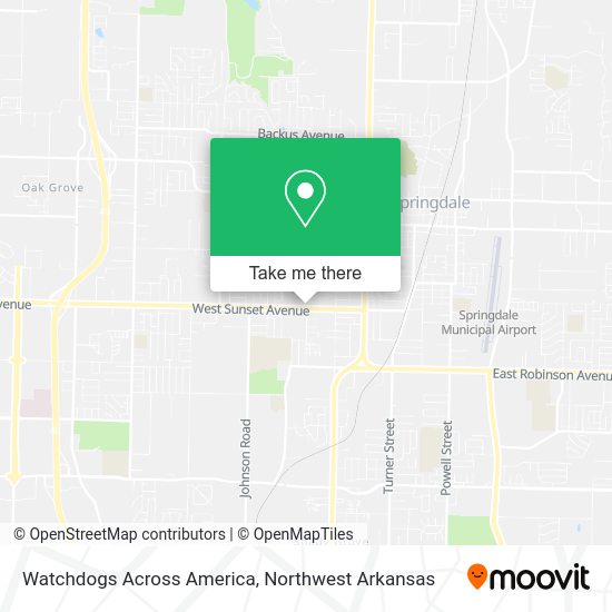 Mapa de Watchdogs Across America