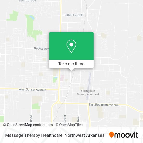 Massage Therapy Healthcare map