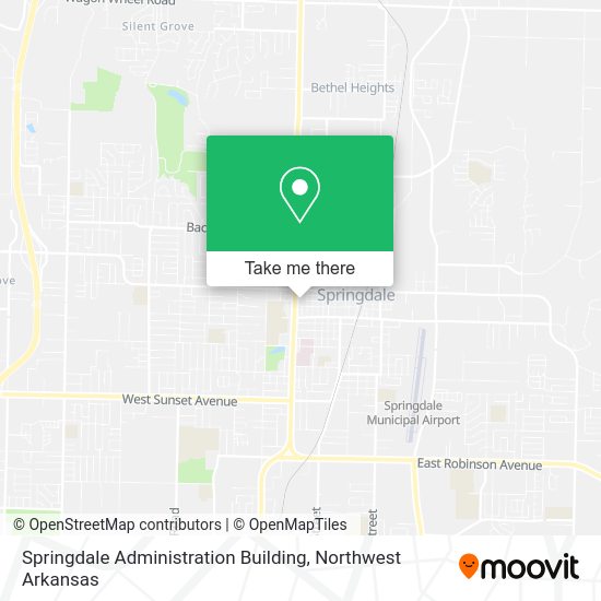 Mapa de Springdale Administration Building