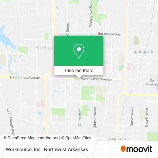 Worksource, Inc. map