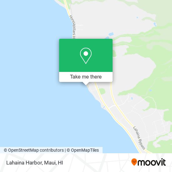 Mapa de Lahaina Harbor