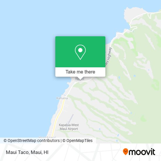 Maui Taco map