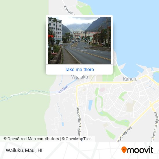 Wailuku map