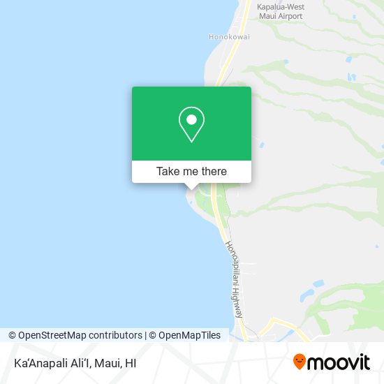 Mapa de Ka‘Anapali Ali‘I