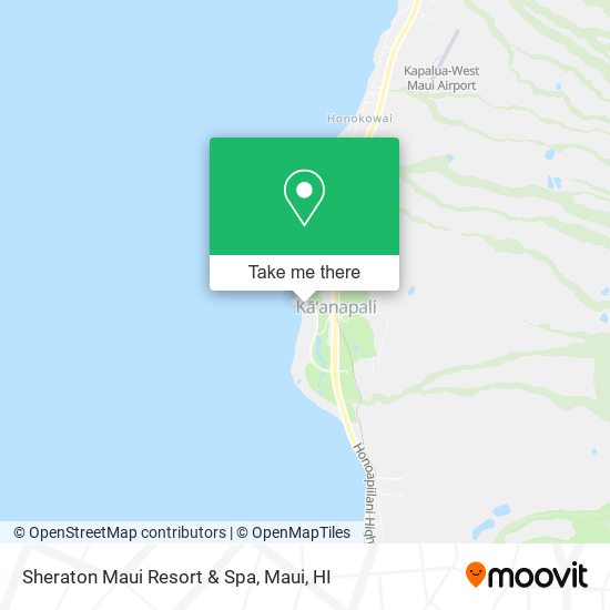 Sheraton Maui Resort & Spa map