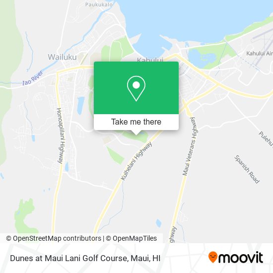Mapa de Dunes at Maui Lani Golf Course