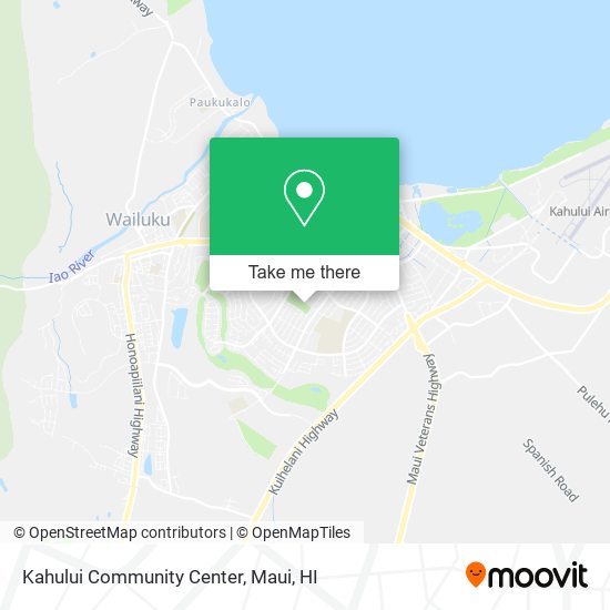 Mapa de Kahului Community Center