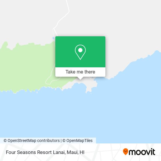 Four Seasons Resort Lanai map