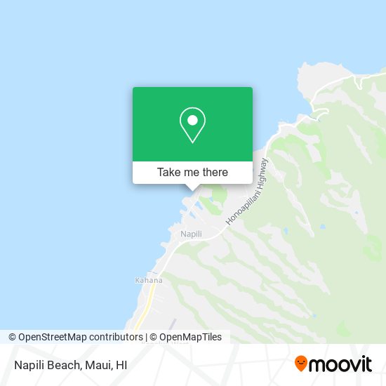 Mapa de Napili Beach