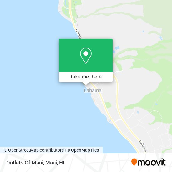 Mapa de Outlets Of Maui