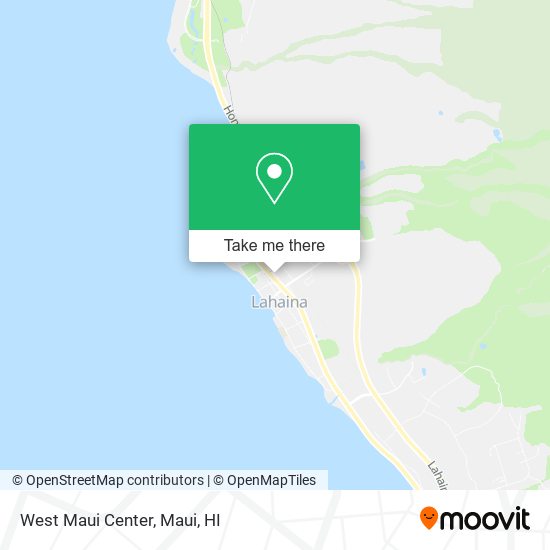 Mapa de West Maui Center