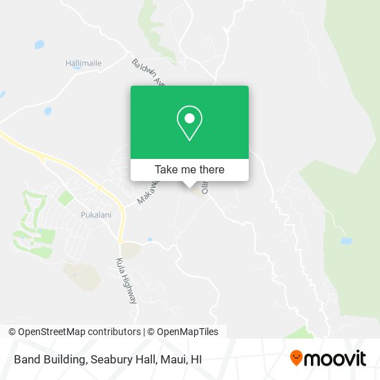 Mapa de Band Building, Seabury Hall