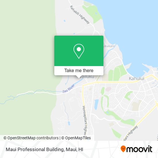 Maui Professional Building map