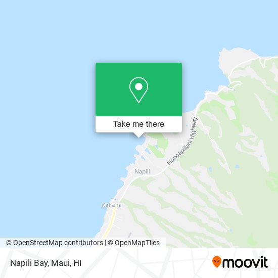 Napili Bay map