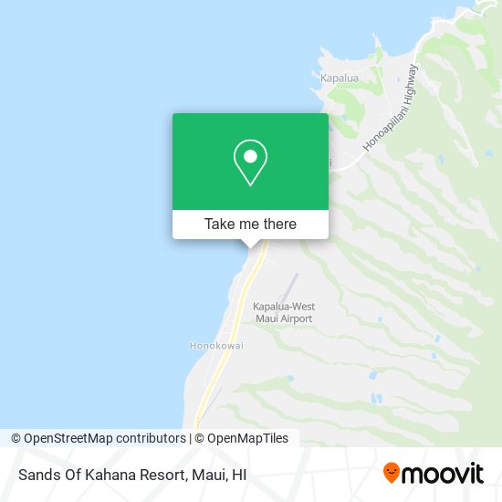 Sands Of Kahana Resort map