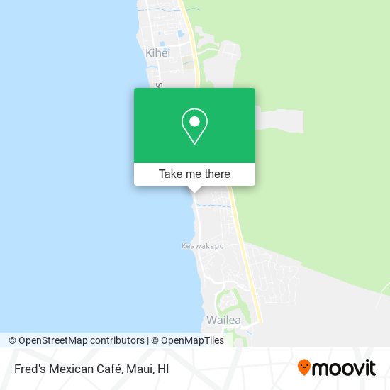 Fred's Mexican Café map
