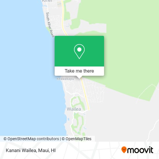 Kanani Wailea map