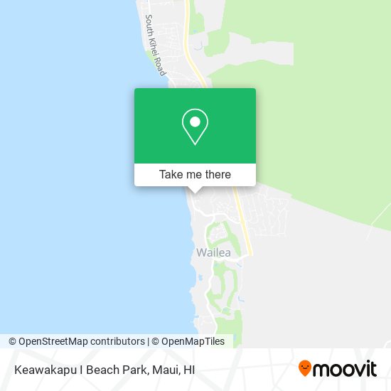 Keawakapu I Beach Park map